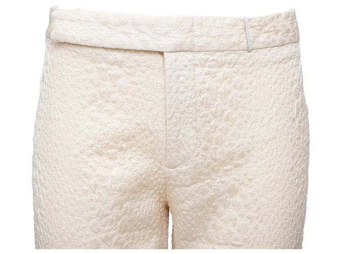 Gucci Schlaghose mit Textur in Eggshell Aus weiß - Ansicht 4