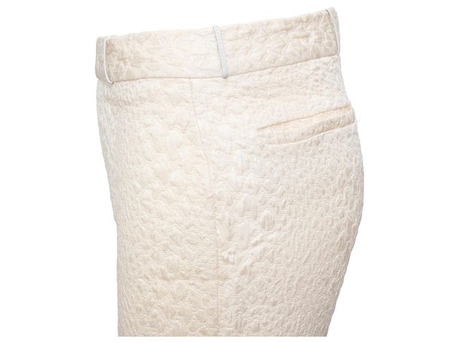 Gucci Schlaghose mit Textur in Eggshell Aus weiß - Ansicht 5