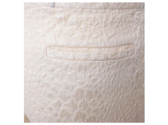 Gucci Schlaghose mit Textur in Eggshell Aus weiß - Ansicht 8