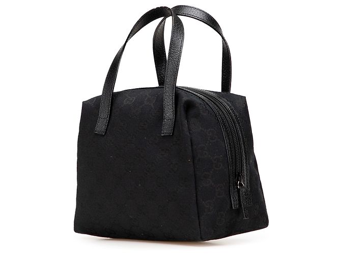 Borsa Gucci Balthus Tofu Mini in canvas GG nero - vista 2