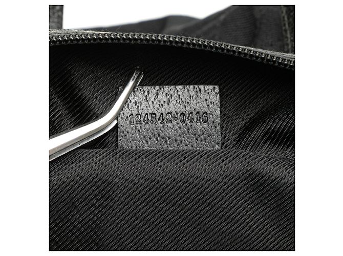 Borsa Gucci Balthus Tofu Mini in canvas GG nero - vista 6