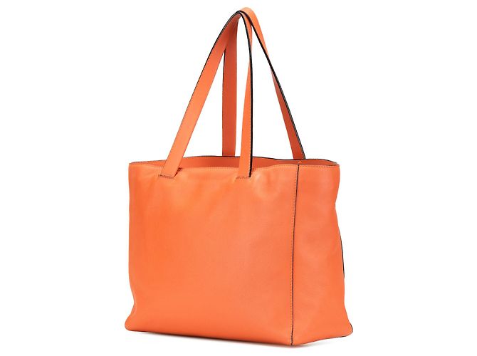 LOEWE Tote de Cuero Anagrama Naranja Este-Oeste - vista 2