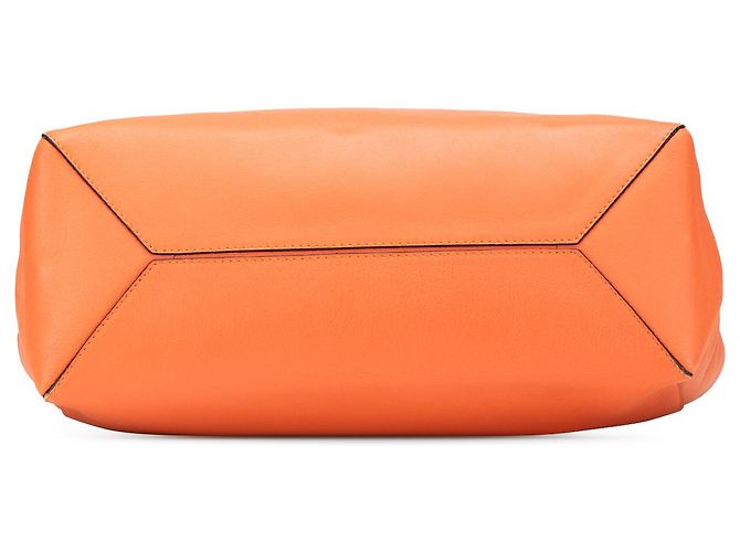 LOEWE Tote de Cuero Anagrama Naranja Este-Oeste - vista 3