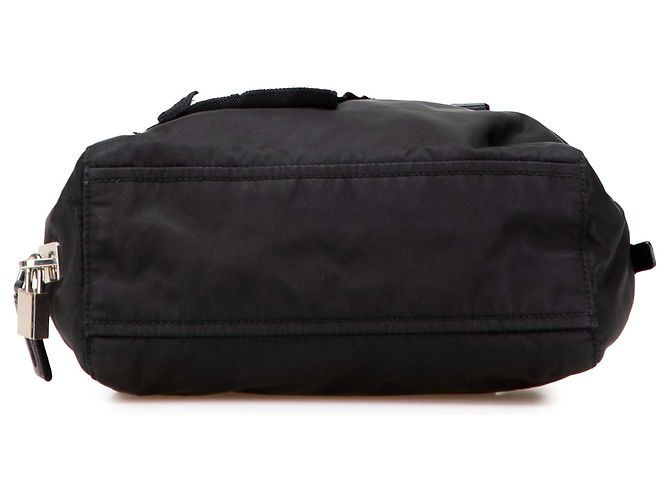 Borsa a cuore da sera in tessuto nero Prada - vista 3