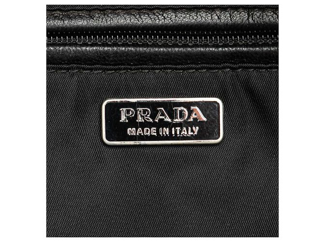 Borsa a cuore da sera in tessuto nero Prada - vista 5