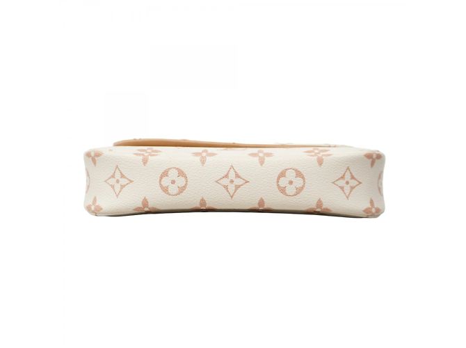 Ivy Portafoglio Monogram Dune Louis Vuitton con catena Bianco Beige - vista 3