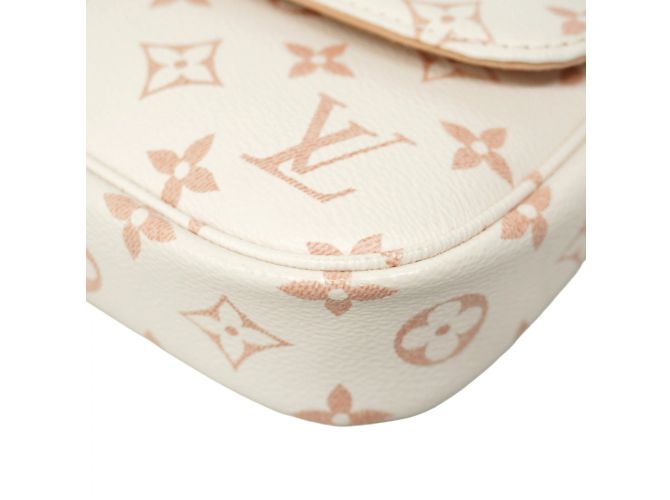 Ivy Portafoglio Monogram Dune Louis Vuitton con catena Bianco Beige - vista 6