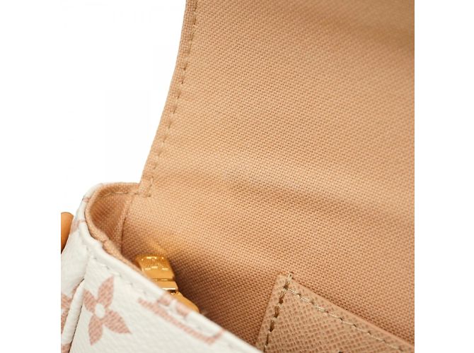 Ivy Portafoglio Monogram Dune Louis Vuitton con catena Bianco Beige - vista 8