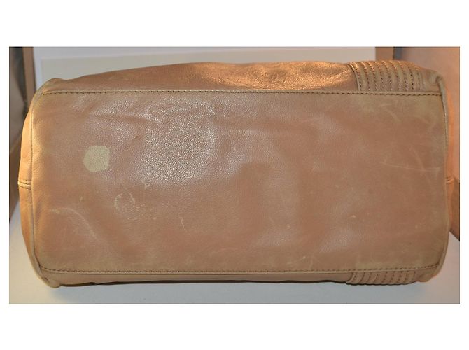Borsa Max Mara in pelle marrone - vista 5