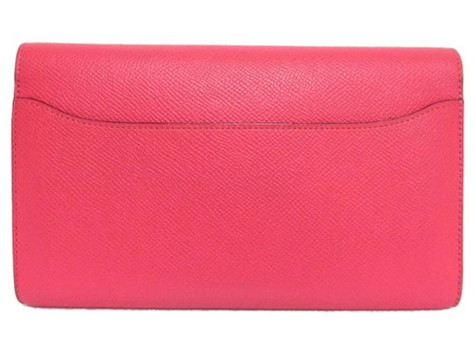 Hermès Hermes Epsom Constance Langbörse Pink - Ansicht 2
