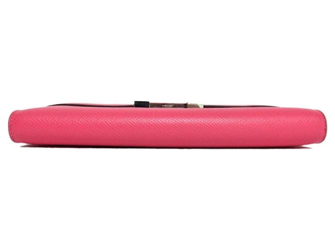 Hermès Hermes Epsom Constance Langbörse Pink - Ansicht 3
