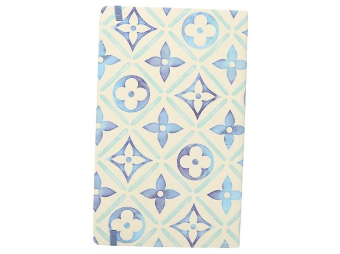 LOUIS VUITTON LV Visor Pool Notebook MM Jane Cover lagoon GI1093 LV Auth BD2240 - view 2