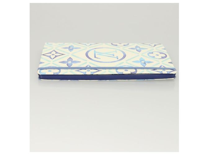 LOUIS VUITTON LV Visor Pool Notebook MM Jane Cover lagoon GI1093 LV Auth BD2240 - view 3
