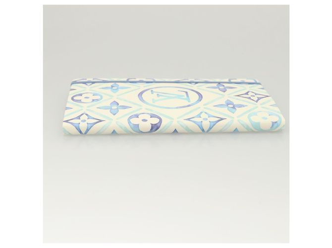 LOUIS VUITTON LV Visor Pool Notebook MM Jane Cover lagoon GI1093 LV Auth BD2240 - view 4