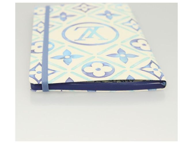 LOUIS VUITTON LV Visor Pool Notebook MM Jane Cover lagoon GI1093 LV Auth BD2240 - view 5