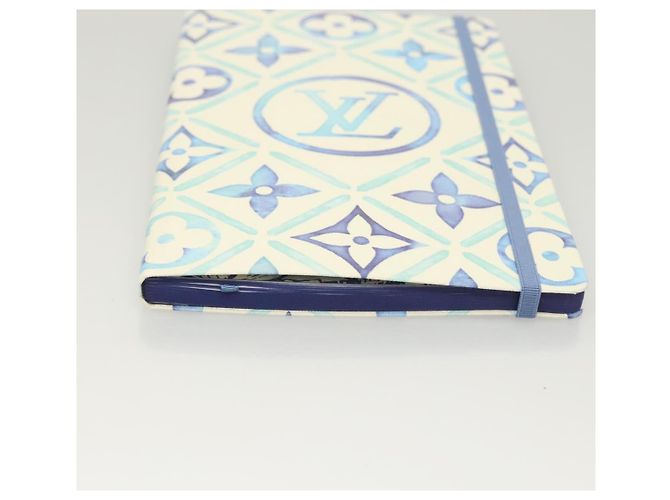 LOUIS VUITTON LV Visor Pool Notebook MM Jane Cover lagoon GI1093 LV Auth BD2240 - view 6