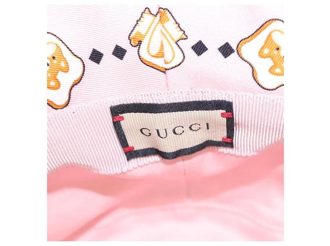 Cappello GUCCI Canvas S Rosa 727563 Auth 118856M - vista 11