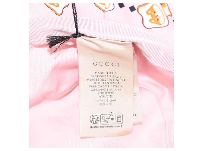 Cappello GUCCI Canvas S Rosa 727563 Auth 118856M - vista 12