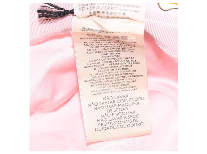 Cappello GUCCI Canvas S Rosa 727563 Auth 118856M - vista 14