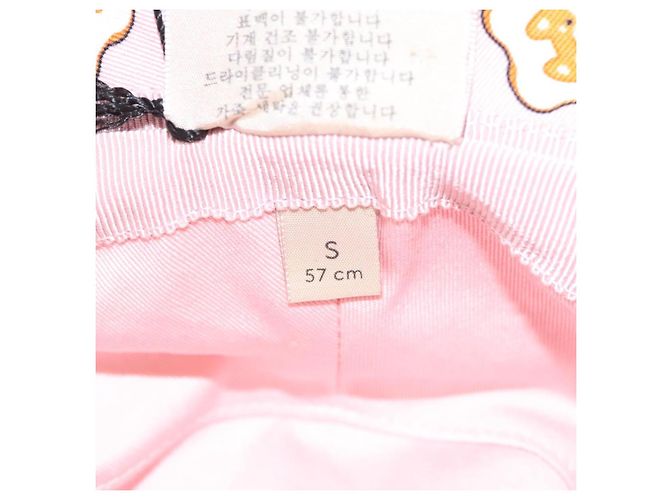 Cappello GUCCI Canvas S Rosa 727563 Auth 118856M - vista 16