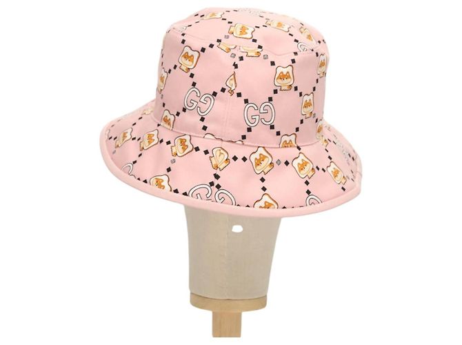 Cappello GUCCI Canvas S Rosa 727563 Auth 118856M - vista 3