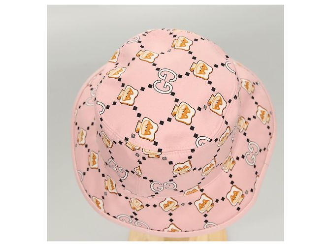 Cappello GUCCI Canvas S Rosa 727563 Auth 118856M - vista 6