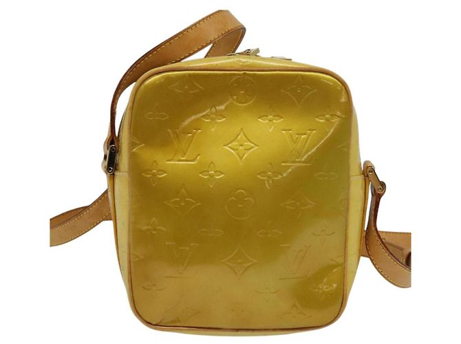 LOUIS VUITTON Borsa a spalla Monogram Vernis Wooster Grigio M91036 LV Auth BD2100 - vista 3
