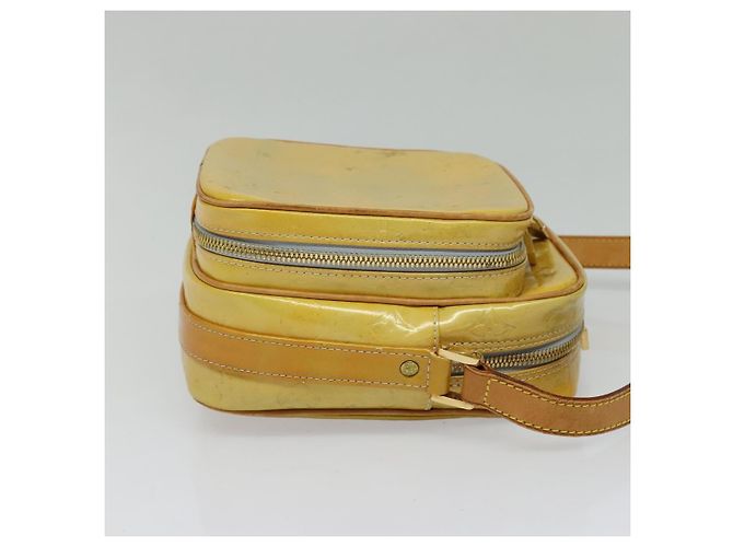 LOUIS VUITTON Borsa a spalla Monogram Vernis Wooster Grigio M91036 LV Auth BD2100 - vista 5