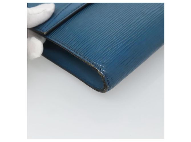 LOUIS VUITTON Epi Pochette Arche Borsa a Spalla Blu M52575 LV Auth 124831 - Ansicht 15