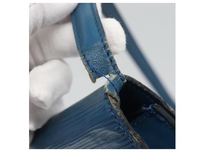 LOUIS VUITTON Epi Pochette Arche Borsa a Spalla Blu M52575 LV Auth 124831 - Ansicht 8