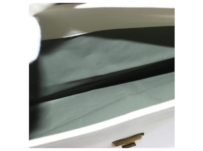 Autre Marque BOTTEGA VENETA Borsa a mano in pelle bianca e oro Auth bs25987 Bianco D'oro - vista 20