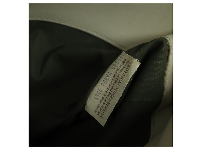 Autre Marque BOTTEGA VENETA Borsa a mano in pelle bianca e oro Auth bs25987 Bianco D'oro - vista 22