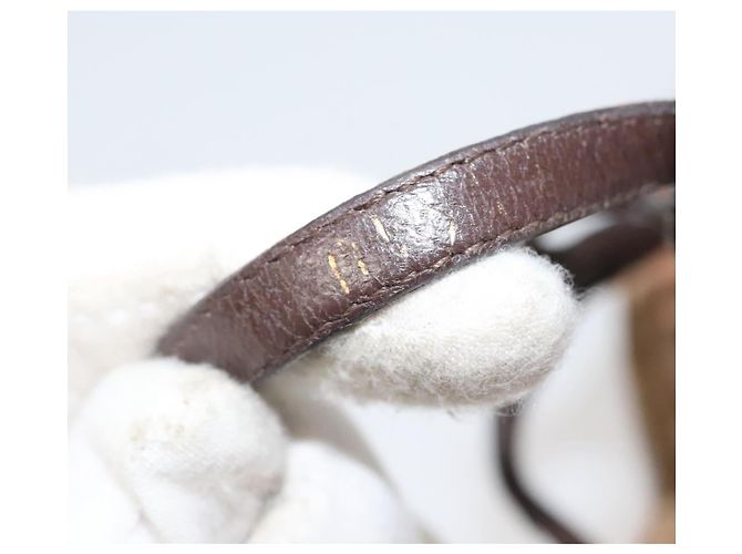 LOUIS VUITTON Décolleté in Pelle Marrone LV Auth bs25696 - vista 19