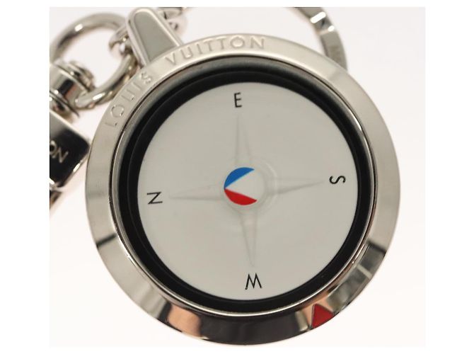LOUIS VUITTON Llave Compass Charm metal Plata M61915 LV Auth 118562 - vista 4