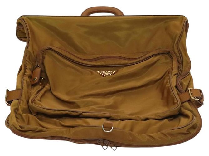 PRADA Funda para prendas de nylon beige Auth bs25728 - vista 2