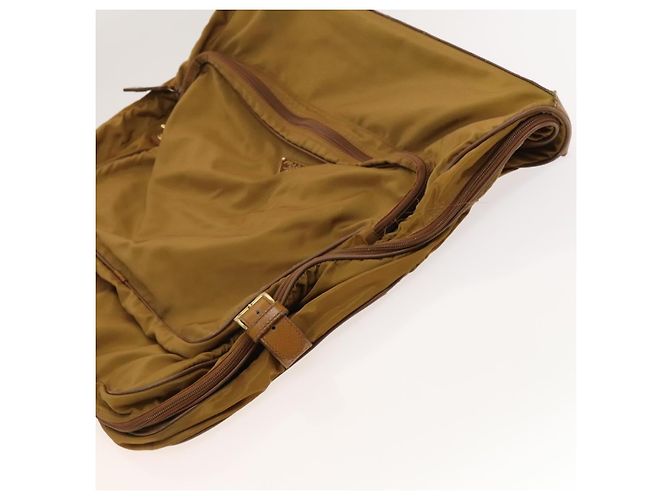 PRADA Funda para prendas de nylon beige Auth bs25728 - vista 4