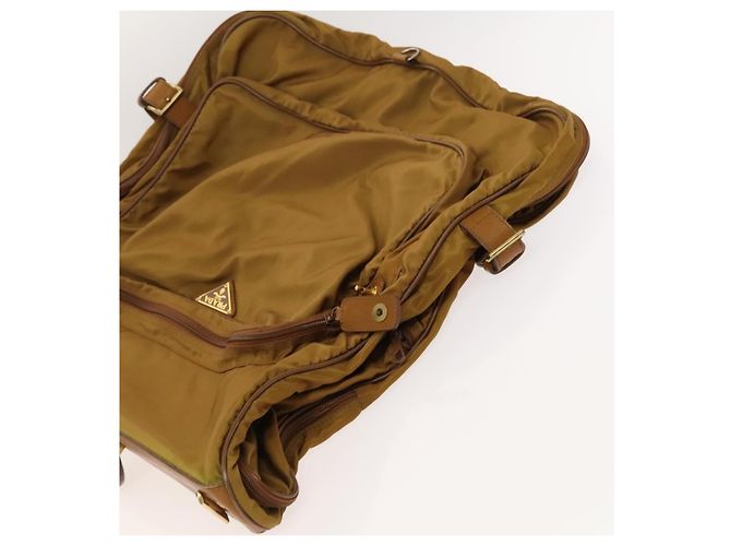 PRADA Funda para prendas de nylon beige Auth bs25728 - vista 5