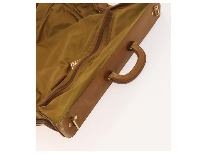 PRADA Funda para prendas de nylon beige Auth bs25728 - vista 6