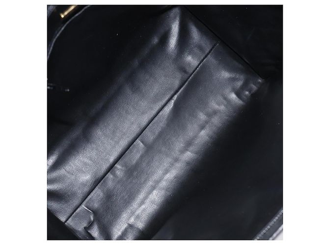 BALLY Borsa a mano trapuntata in pelle nera e oro Auth BD2177 Nero D'oro - vista 17