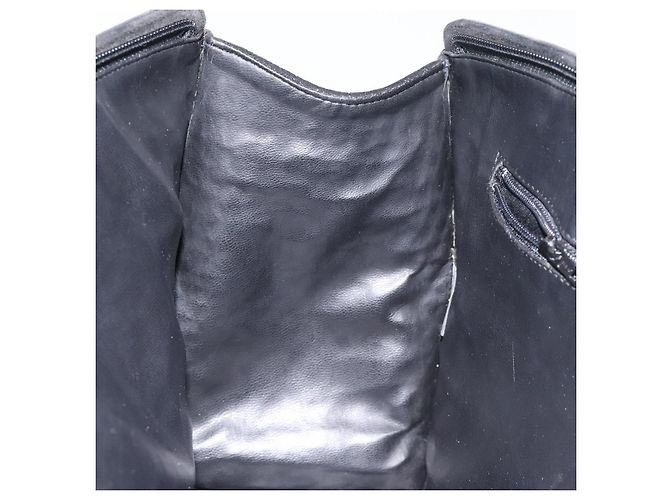 BALLY Borsa a mano trapuntata in pelle nera e oro Auth BD2177 Nero D'oro - vista 19