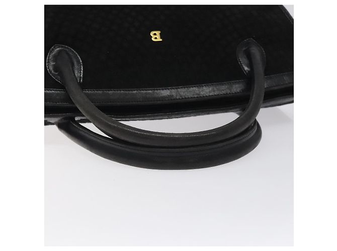 BALLY Borsa a mano trapuntata in pelle nera e oro Auth BD2177 Nero D'oro - vista 7