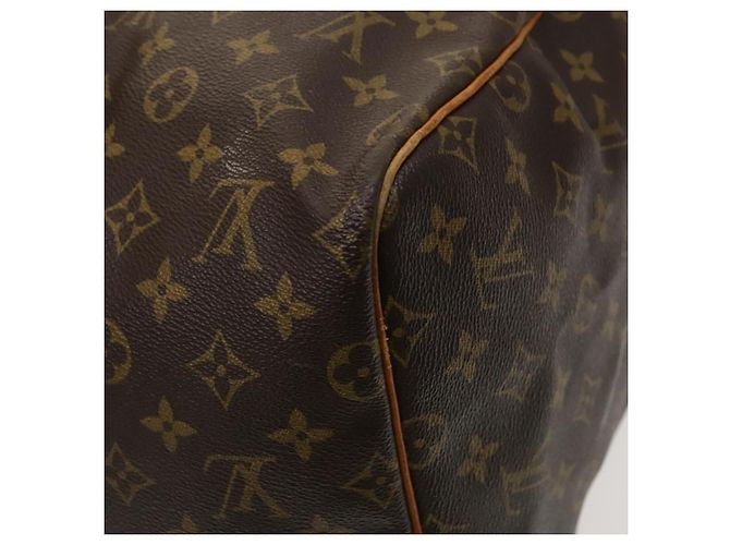 LOUIS VUITTON Monogram Keepall 55 Borsa Boston M41424 LV Auth 123436 Monogramma - vista 12