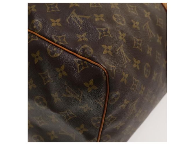 LOUIS VUITTON Monogram Keepall 55 Borsa Boston M41424 LV Auth 123436 Monogramma - vista 13