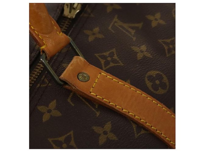 LOUIS VUITTON Monogram Keepall 55 Borsa Boston M41424 LV Auth 123436 Monogramma - vista 14