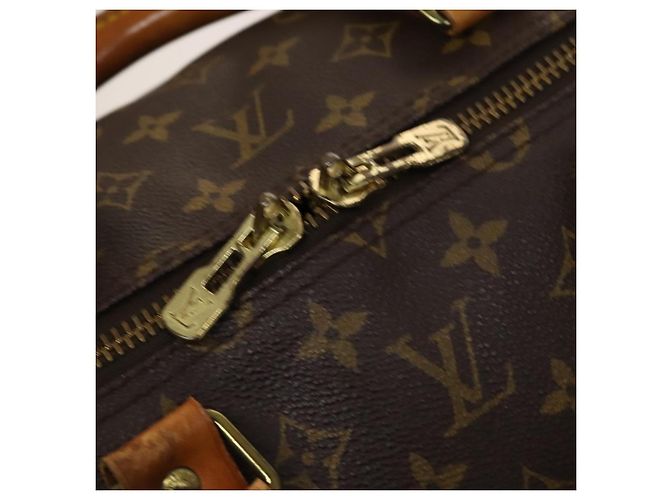 LOUIS VUITTON Monogram Keepall 55 Borsa Boston M41424 LV Auth 123436 Monogramma - vista 16
