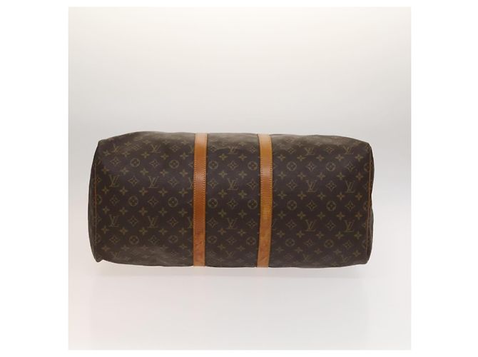 LOUIS VUITTON Monogram Keepall 55 Borsa Boston M41424 LV Auth 123436 Monogramma - vista 9