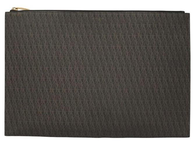 Custodia per documenti SAINT LAURENT PVC Marrone Auth BA2460 - vista 2