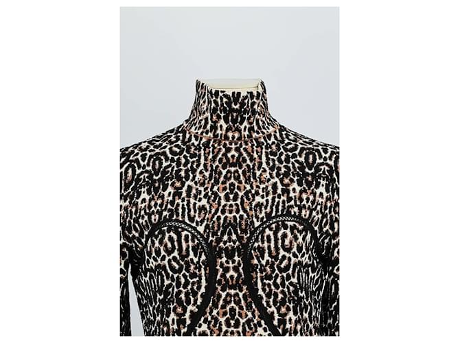 Alaïa Vestido marrón Castaño - vista 2