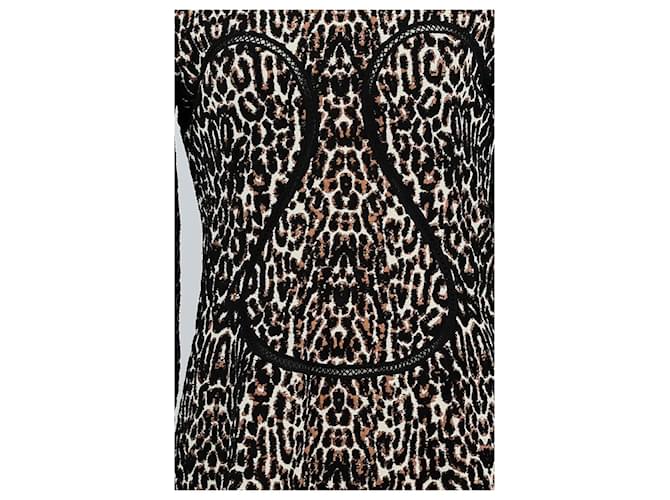 Alaïa Vestido marrón Castaño - vista 3