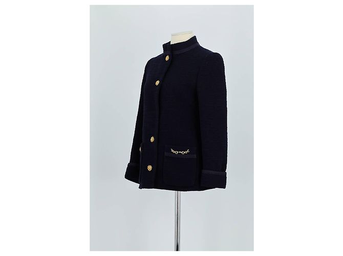 Gucci Navy Wool Jacket - view 4